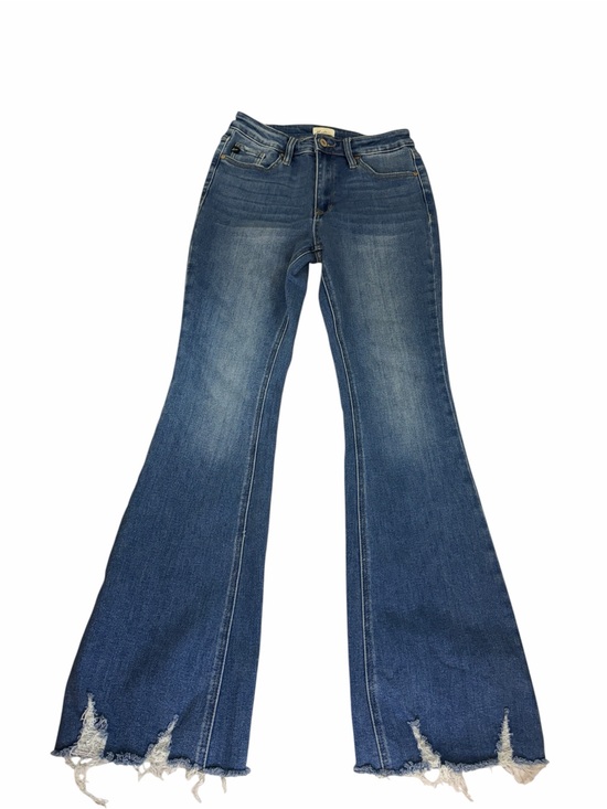 KanCan Denim - KanCan Denim Wide-Leg Flare Jeans in Medium Blue